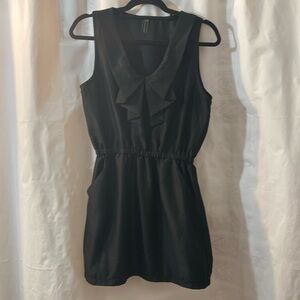 Poof Couture Casual Sleeveless Black Dress Size Large